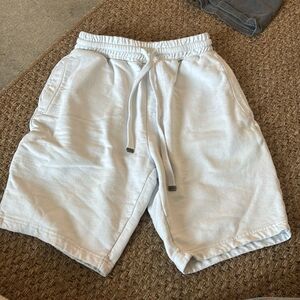Talentless women’s off white sweat shorts, size S.